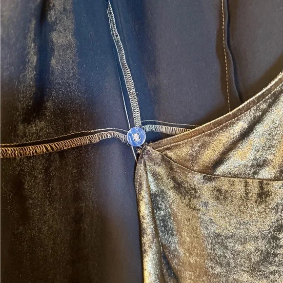 Chelsea28 Gold and Black High Low Dress - Picture 5 of 6